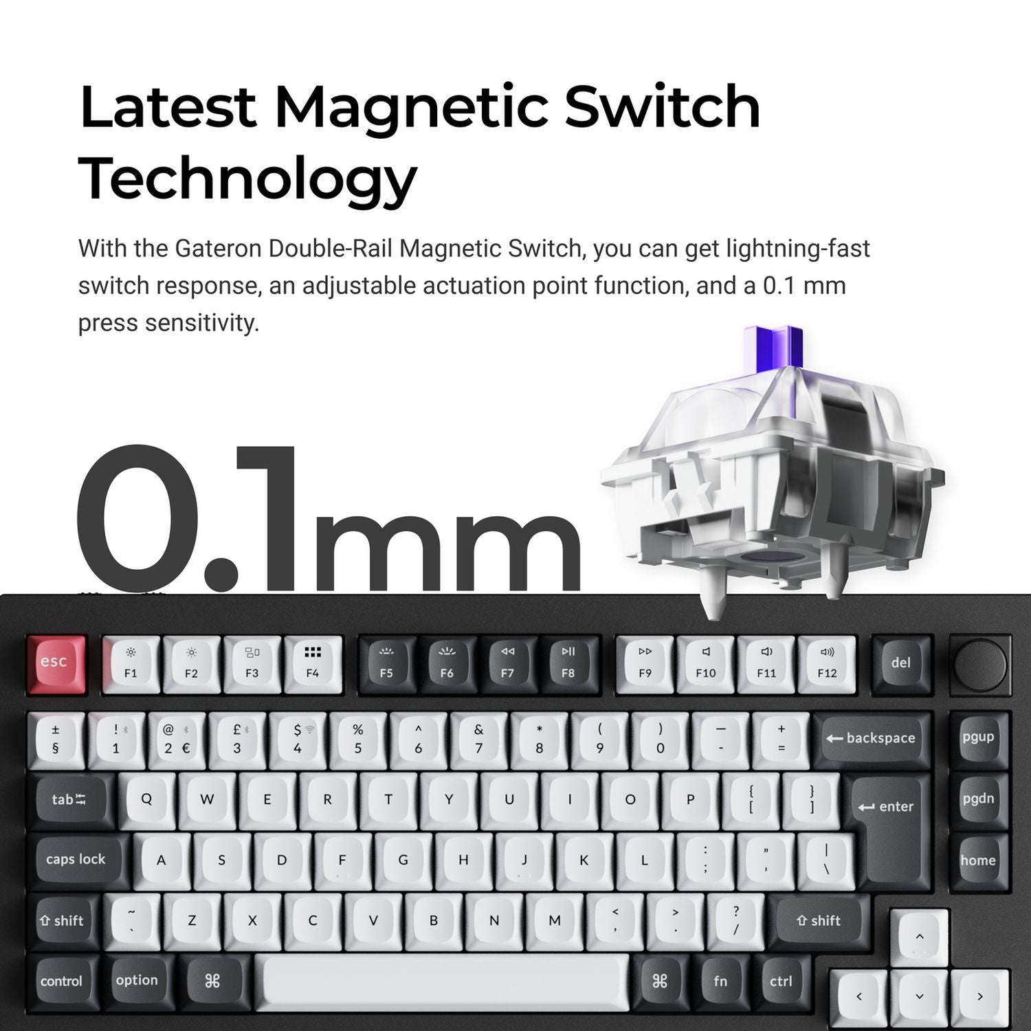 Keychron Q1 wireless mechanical keyboard, UK version