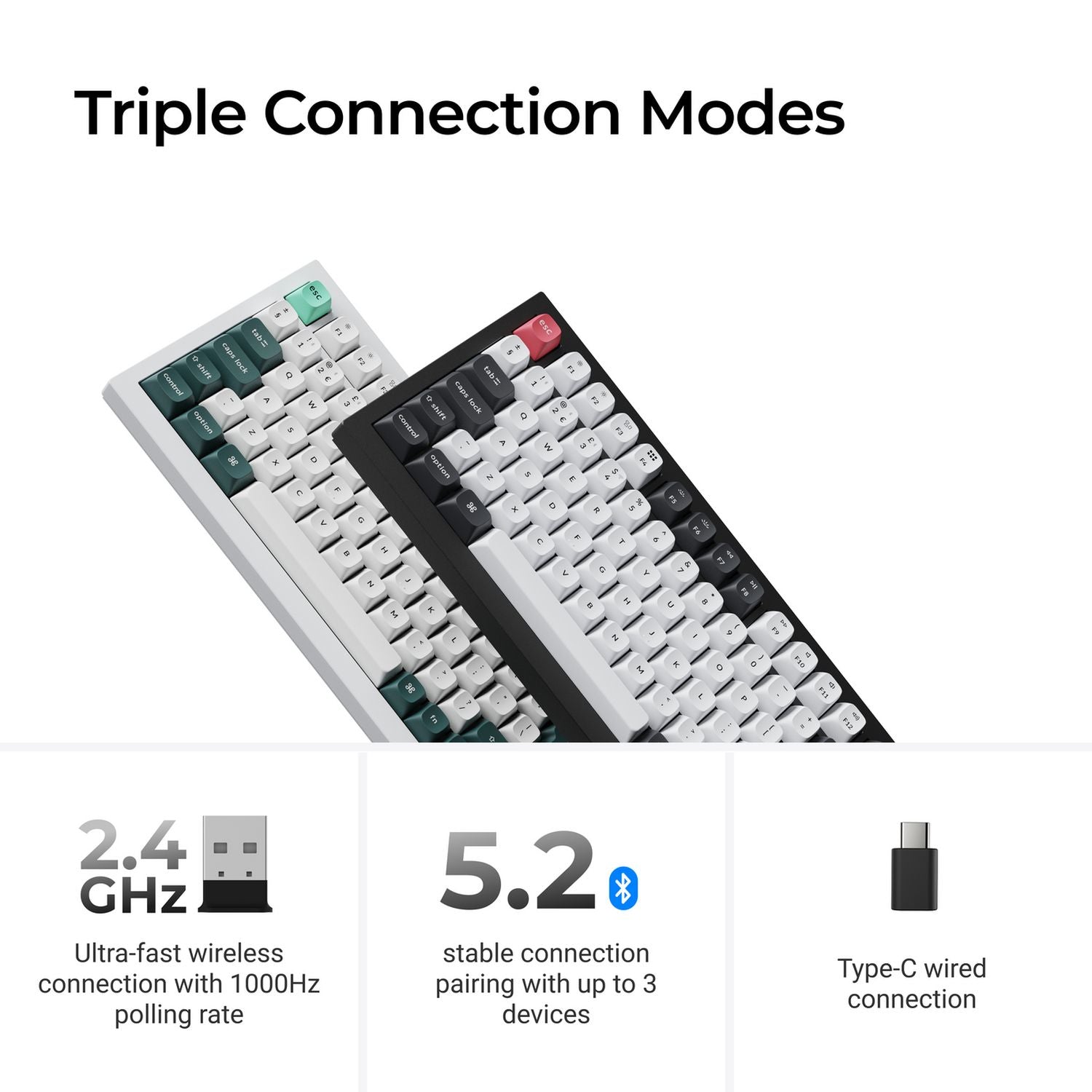 Keychron Q1 wireless mechanical keyboard, UK version