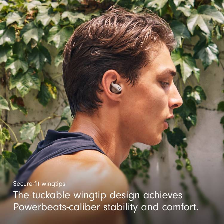 Beats Powerbeats Fit wireless earbuds, gravel grey (British brand)
