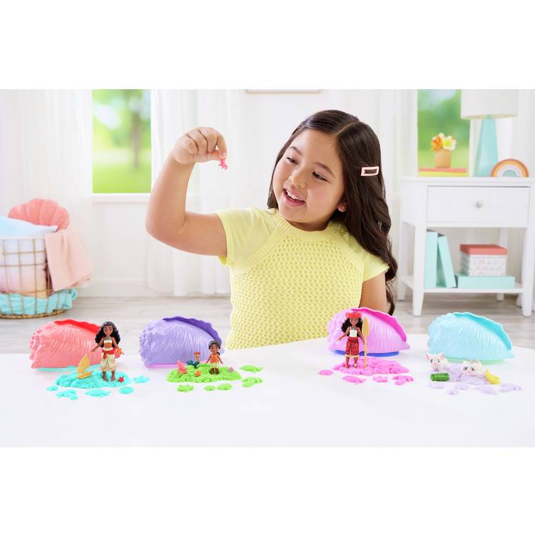 Disney Moana Ocean Shell Reveal small doll set (British brand)