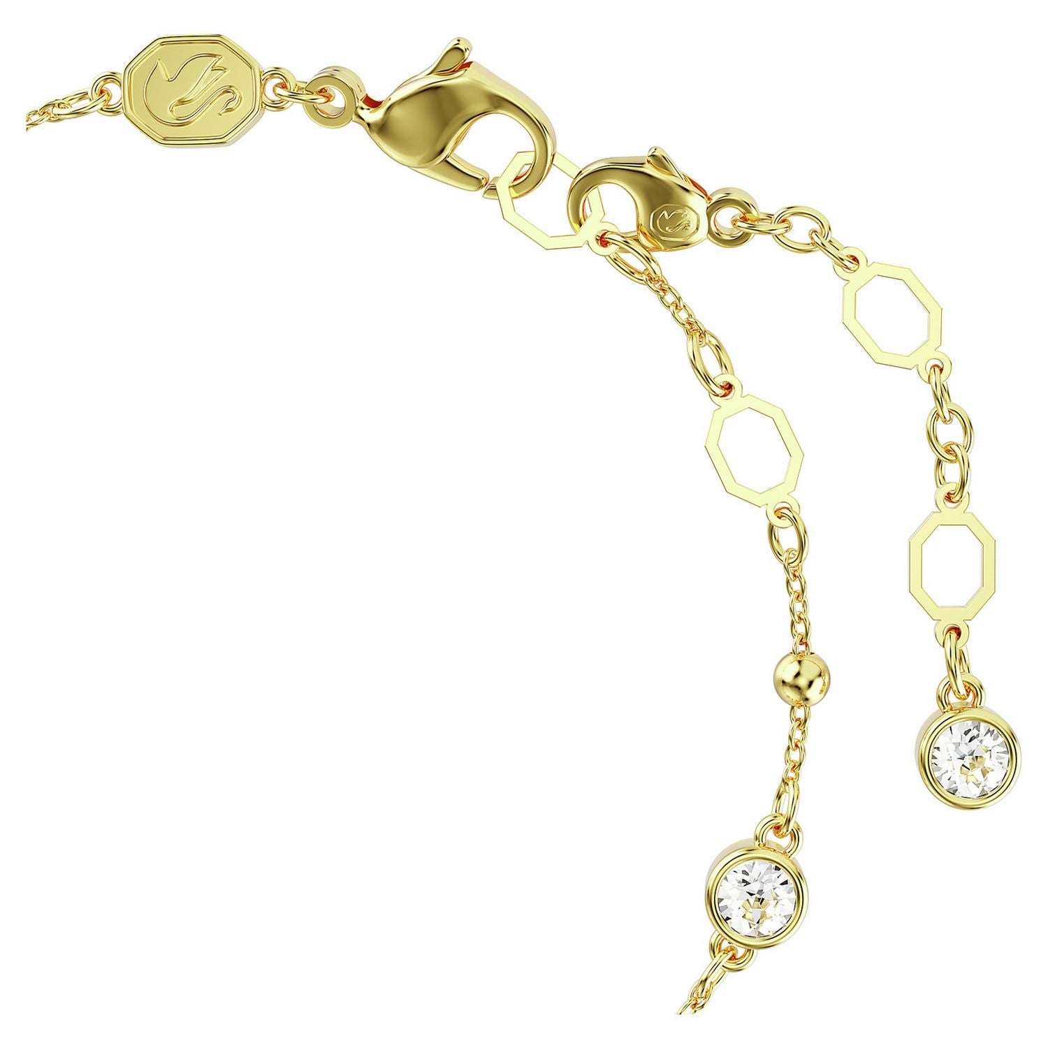 Swarovski gold tone plated crystal Imber bracelet, UK version