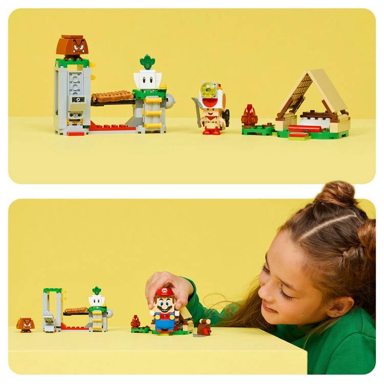 LEGO Super Mario Captain Toad's Camp building toy 159-piece, UK version