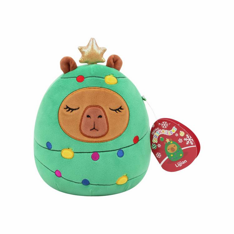 Squishmallow Lijjian Capybara soft toy 7.5 inch, UK version