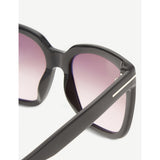 Tom Ford TF502 burgundy gradient sunglasses, imported from the UK