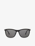 Tom Ford Alasdhair square-frame sunglasses with charcoal lenses, UK version
