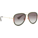 Gucci aviator sunglasses emerald green gradient lenses - British product