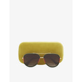 Gucci aviator sunglasses emerald green gradient lenses - British product