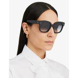Valentino cat-eye sunglasses with Rockstud details, imported from the UK
