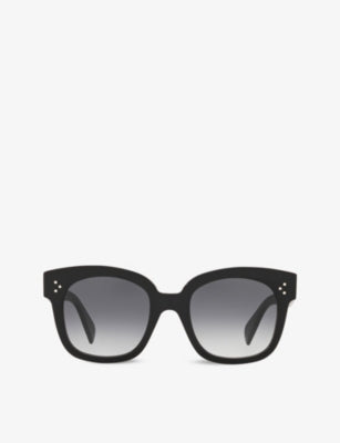 Valentino cat-eye sunglasses with Rockstud details, imported from the UK
