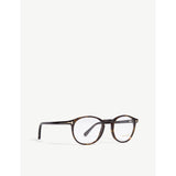 Tom Ford TF5294 round acetate glasses 14cm tortoiseshell - British product