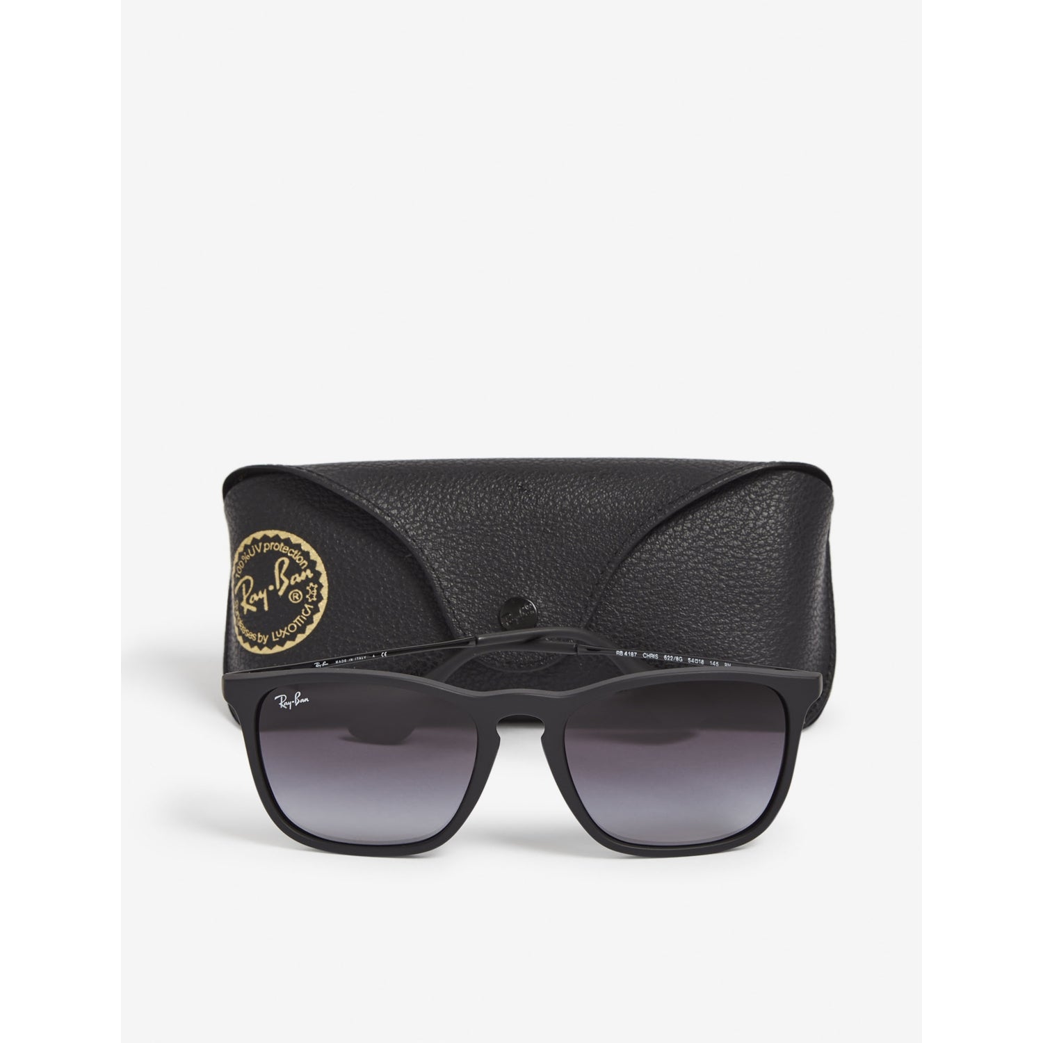 Ray-Ban RB4187 square frame rubber sunglasses 13.5cm (British brand)