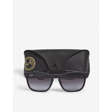 Ray-Ban RB4187 square frame rubber sunglasses 13.5cm (British brand)