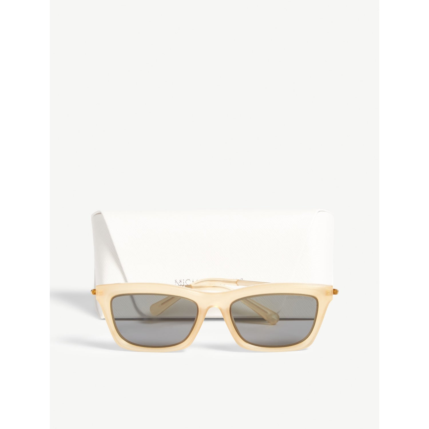 Michael Kors Stowe rectangle-frame sunglasses 14cm - British product