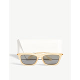 Michael Kors Stowe rectangle-frame sunglasses 14cm - British product