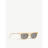 Michael Kors Stowe rectangle-frame sunglasses 14cm - British product