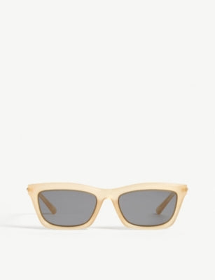 Michael Kors Stowe rectangle-frame sunglasses 14cm - British product