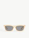 Michael Kors Stowe rectangle-frame sunglasses 14cm - British product