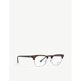 Ray-Ban Clubmaster rectangle glasses with tortoiseshell trims - British product