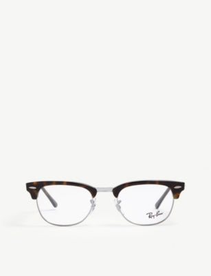 Ray-Ban Clubmaster rectangle glasses with tortoiseshell trims - British product