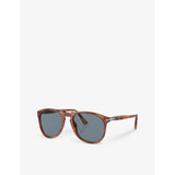 Persol round-frame acetate sunglasses PO0649 54-20, UK version