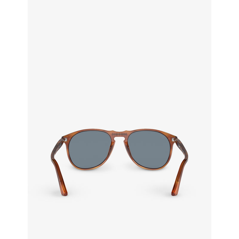 Persol round-frame acetate sunglasses PO0649 54-20, UK version