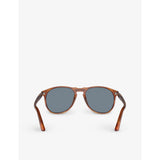 Persol round-frame acetate sunglasses PO0649 54-20, UK version