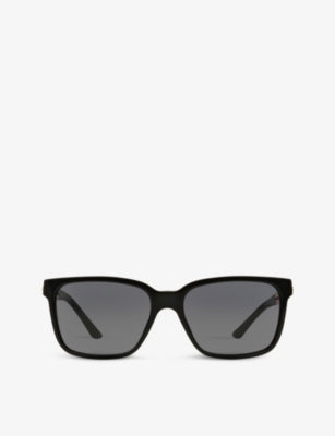 Versace VE4307 rectangular acetate and metal sunglasses, imported from the UK