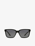 Versace VE4307 rectangular acetate and metal sunglasses, imported from the UK