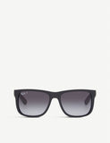 Ray-Ban square polarised sunglasses with rubber frames - British product