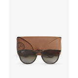Ray-Ban RB4171 aviator sunglasses tortoise shell 52mm, imported from the UK