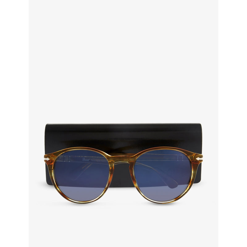 Persol PO3152S round-frame sunglasses, imported from the UK