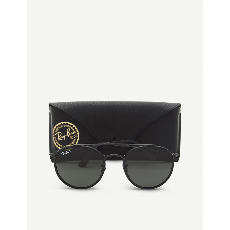 Ray-Ban RB3647 round-frame sunglasses, imported from the UK