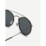 Ray-Ban RB3647 round-frame sunglasses, imported from the UK