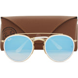 Ray-Ban Rb3647 round-frame sunglasses, imported from the UK