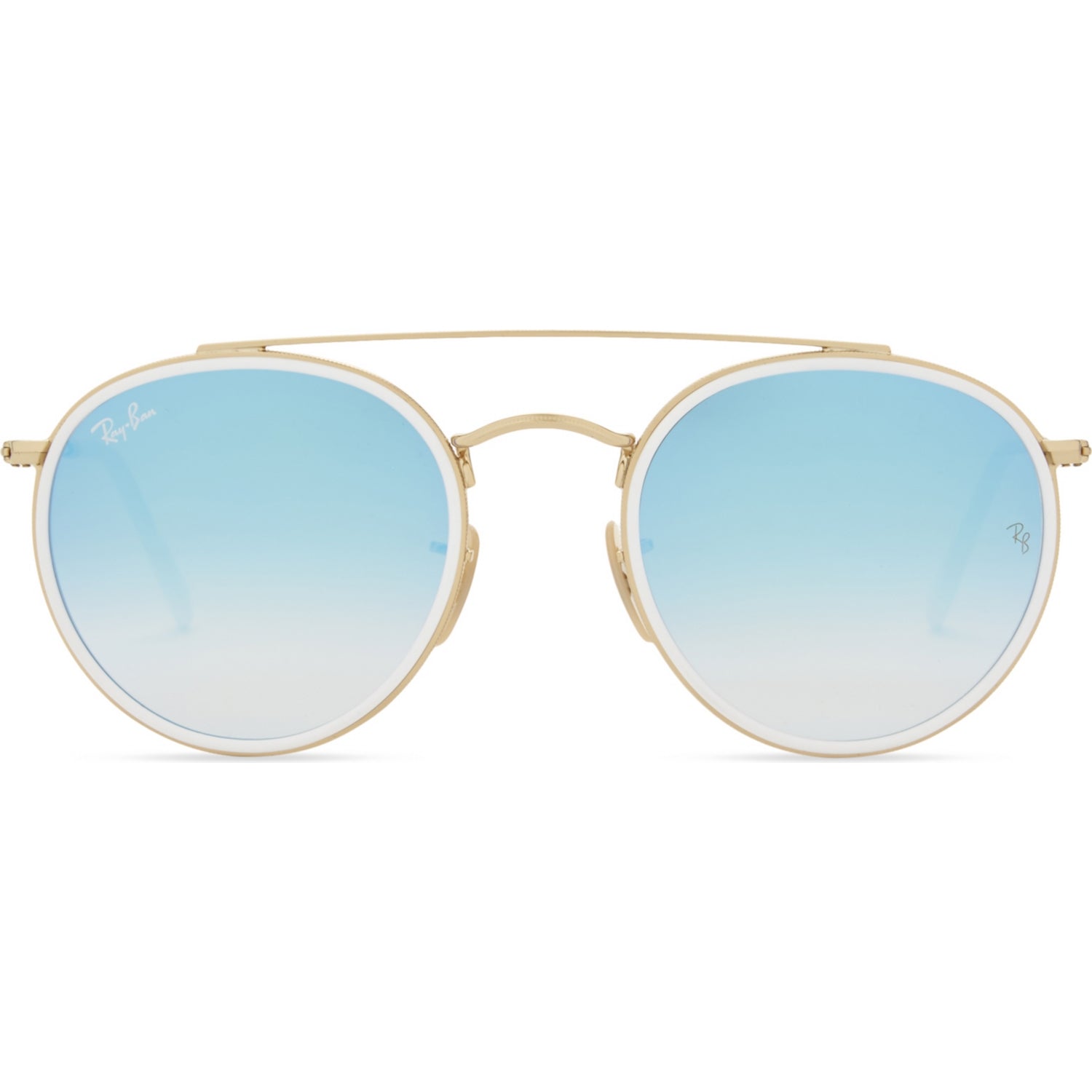 Ray-Ban Rb3647 round-frame sunglasses, imported from the UK