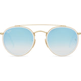 Ray-Ban Rb3647 round-frame sunglasses, imported from the UK