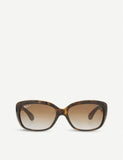 Jackie Ohh RB4101 rectangle-frame polarised sunglasses