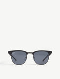 Ray-Ban Clubmaster sunglasses with green lenses 49mm (British brand)