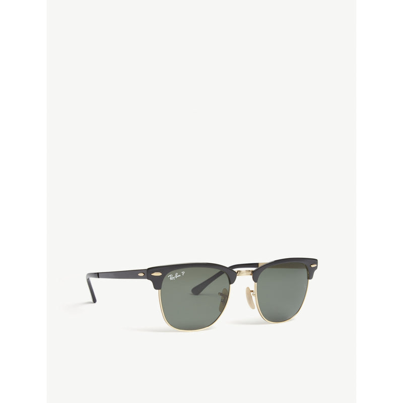 Ray-Ban RB3716 square-frame sunglasses with gold-toned metal (British brand)
