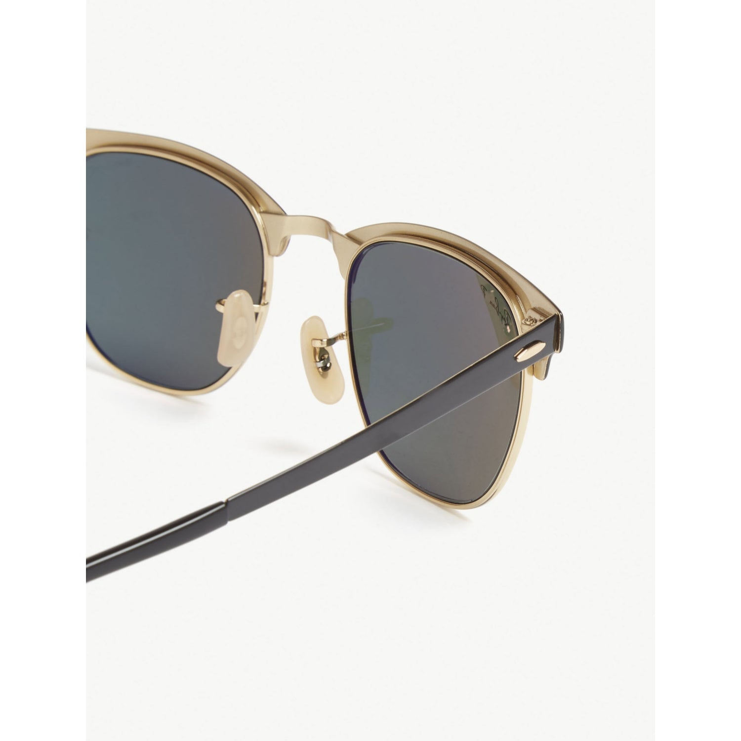 Ray-Ban RB3716 square-frame sunglasses with gold-toned metal (British brand)
