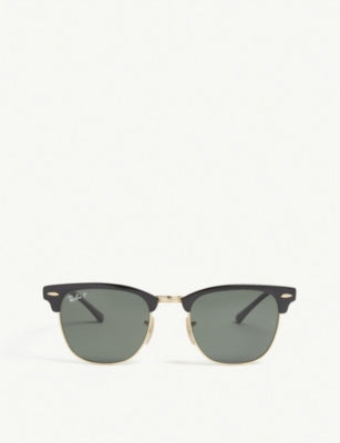 Ray-Ban RB3716 square-frame sunglasses with gold-toned metal (British brand)