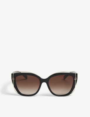 Tiffany & Co cat-eye sunglasses brown gradient, imported from the UK