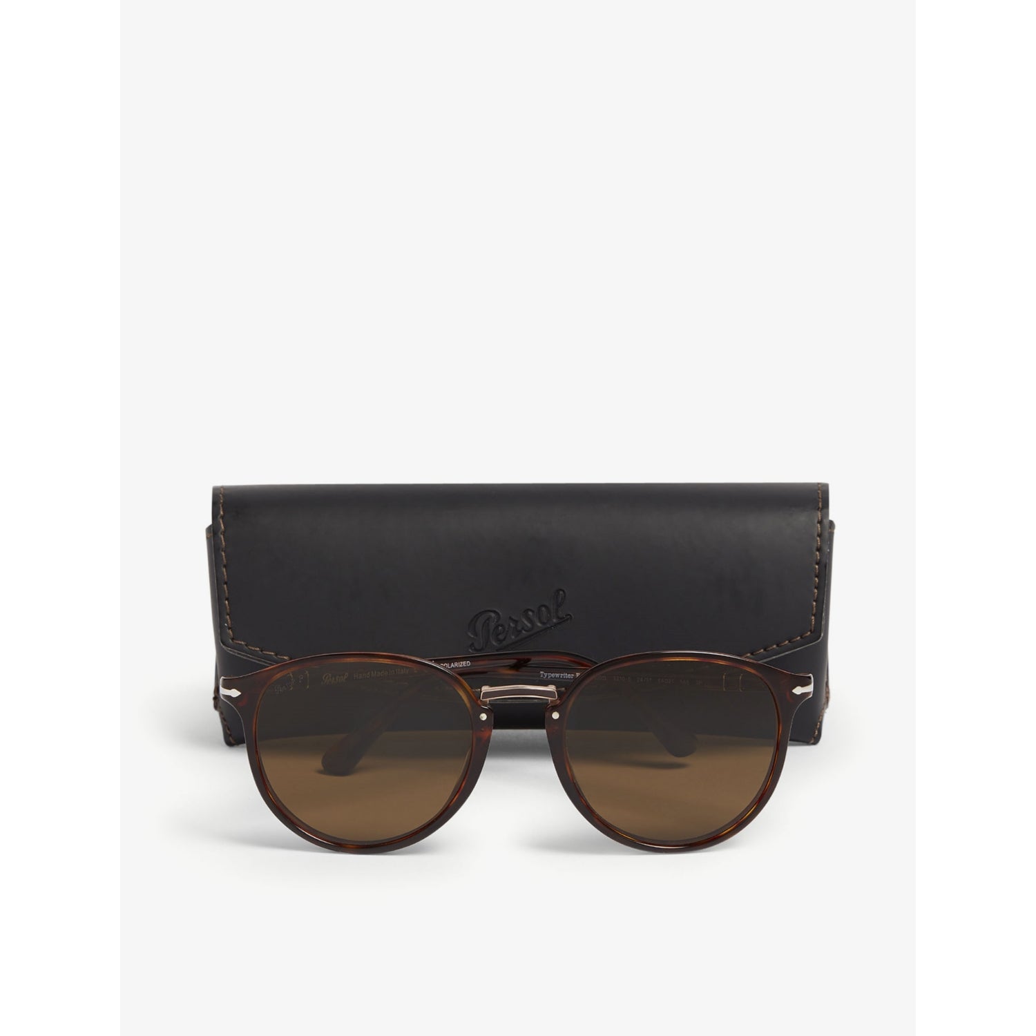 Persol PO3210 Typewriter Edition round sunglasses 14.5cm (British brand)