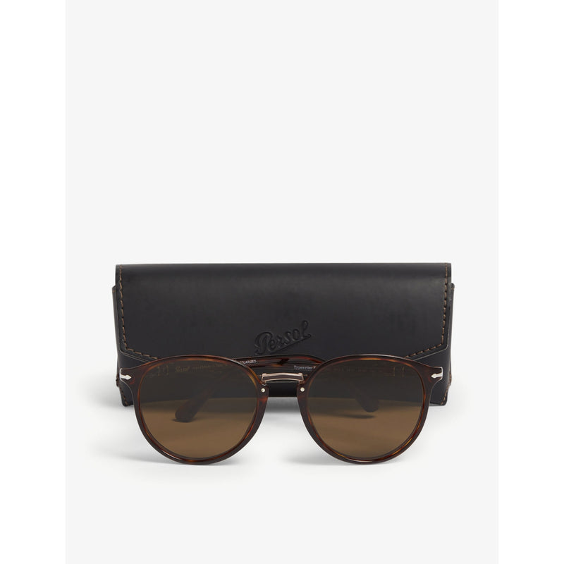 Persol PO3210 Typewriter Edition round sunglasses 14.5cm (British brand)