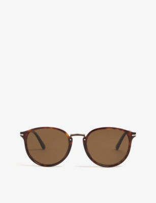 Persol PO3210 Typewriter Edition round sunglasses 14.5cm (British brand)