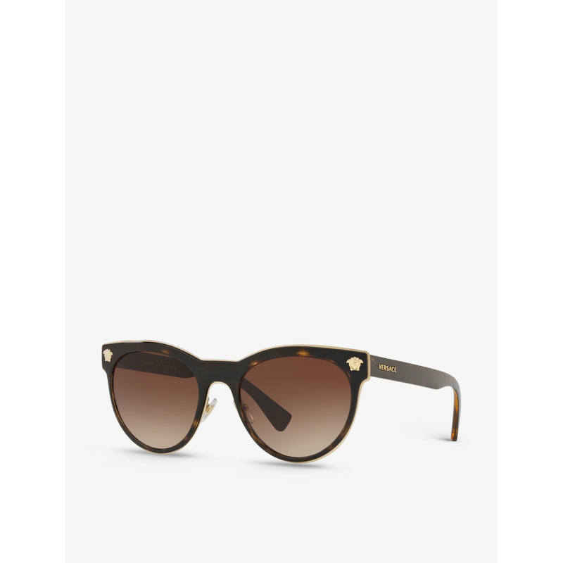 Versace VE2198 phantos-frame metal sunglasses, imported from the UK