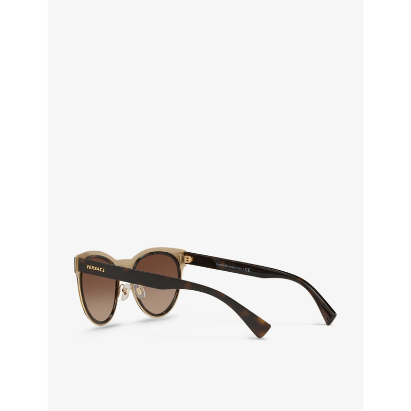 Versace VE2198 phantos-frame metal sunglasses, imported from the UK