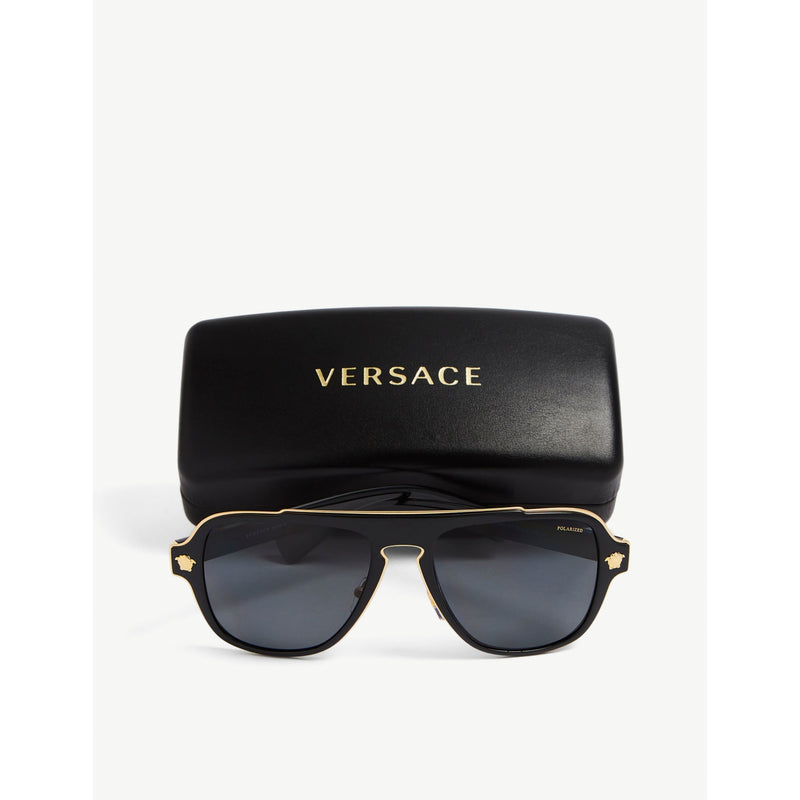Versace VE2199 square-framed metal sunglasses (British brand)
