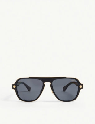 Versace VE2199 square-framed metal sunglasses (British brand)