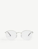 Ray-Ban Phantos half-frame glasses clear lenses (British brand)